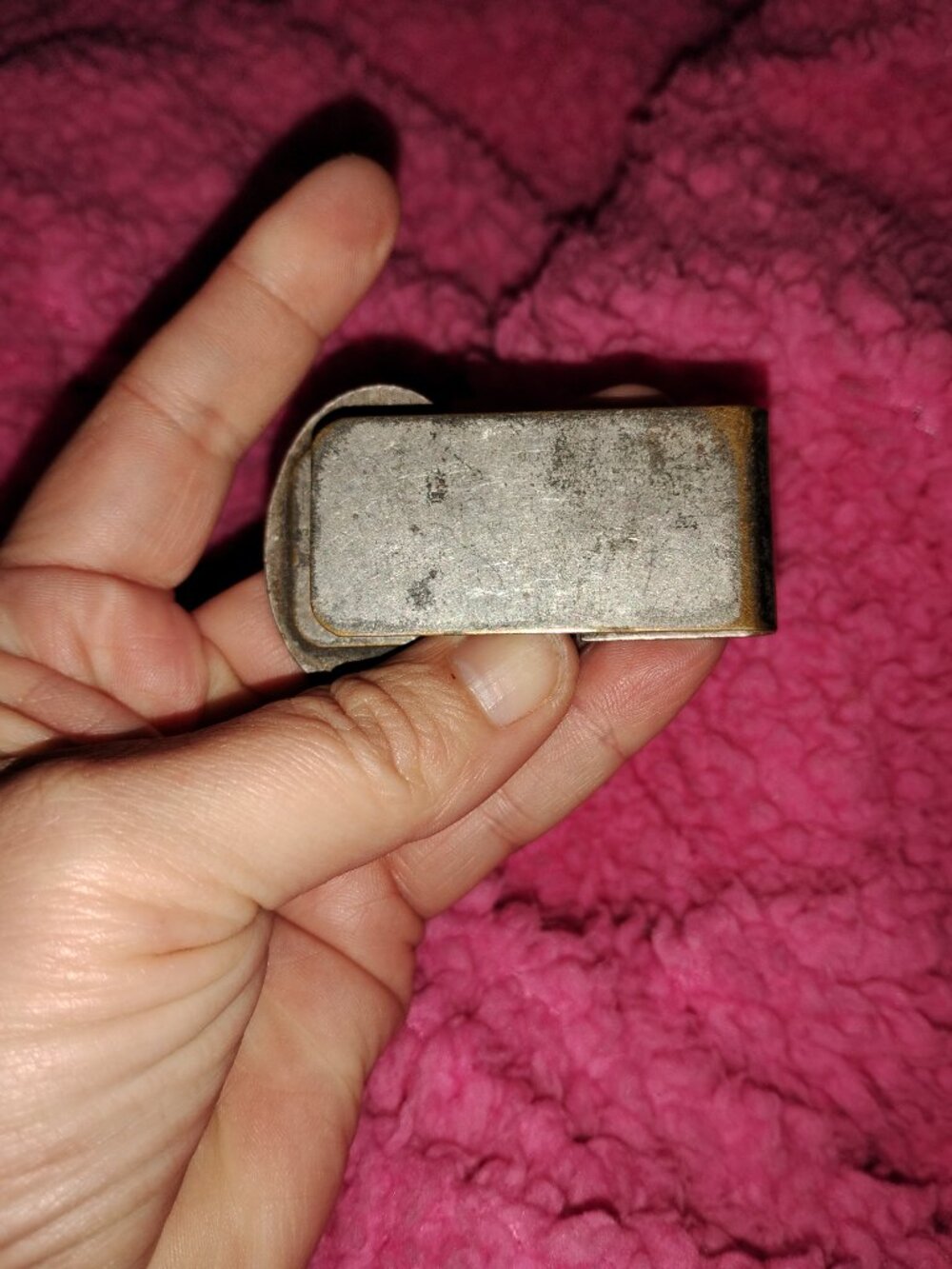 Buffalo Money Clip Sterling Silver,Authentic 1937. - Picture 3 of 3